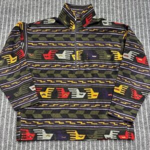 Unbranded Unisex XL Multi Southwestern Quarter Zip Fleece Pullover (2429)